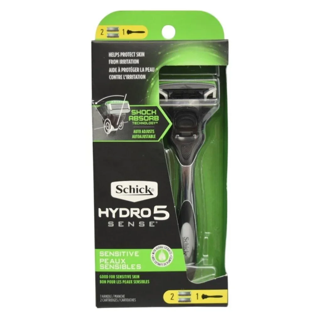 Schick Hydro 5 Sense Razor & Edge Shave Gel Bundle